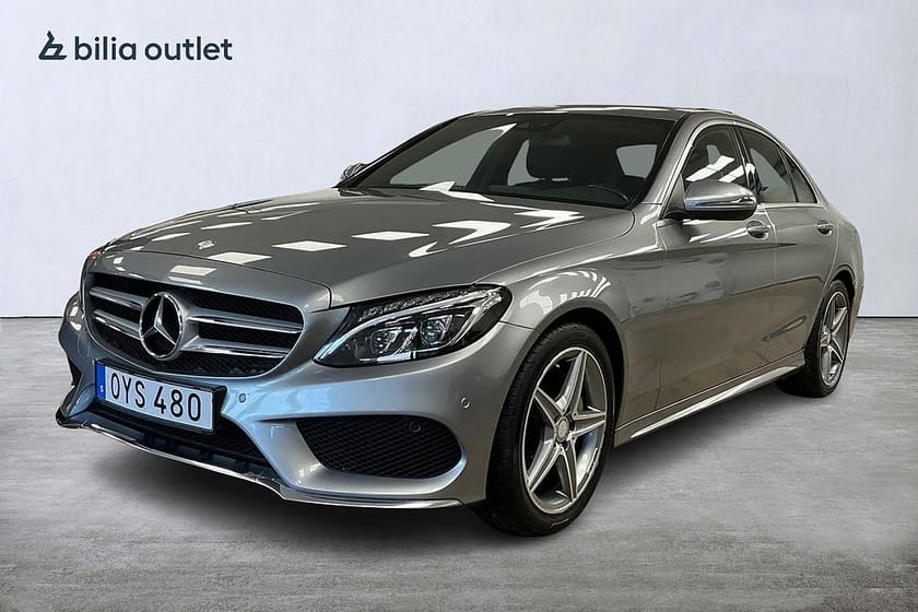 Bild 1 av Mercedes-Benz C 180 7G-Tronic Plus AMG Line Nyservad B-kamera Dragkrok