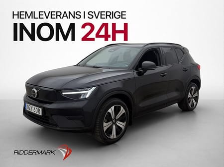 Volvo XC40 Recharge Twin motor 408hk Core Värmare Drag Kamera MOMS