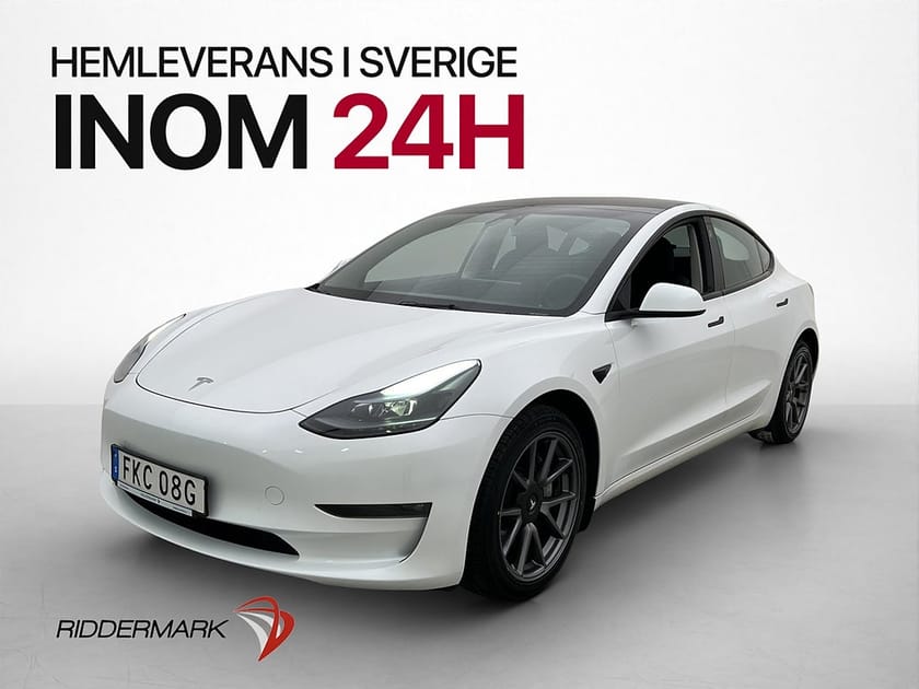 Bild 4 av Tesla Model 3 Long Range AWD Svensksåld Panorama Drag