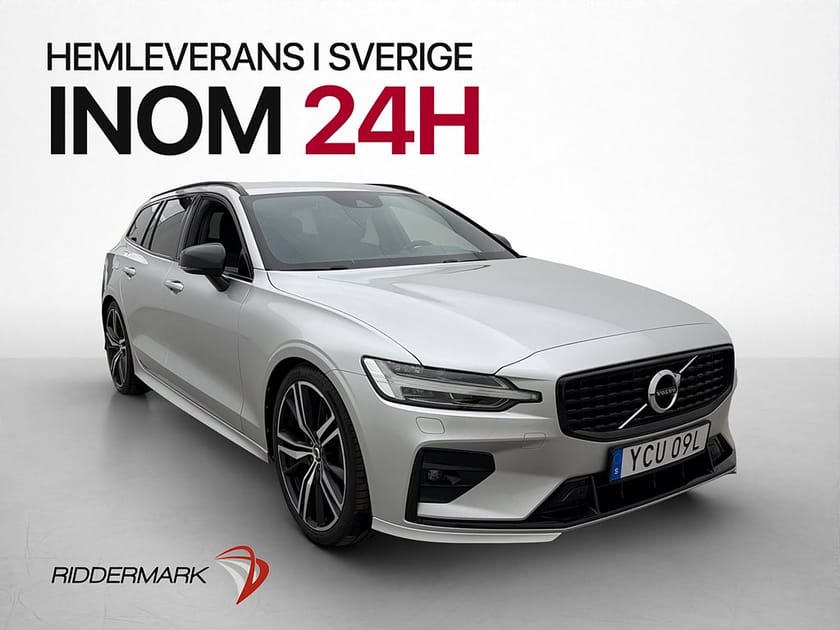 Bild 3 av Volvo V60 B4 R-Design B&W Skinn Kamera BLIS CarPlay Värmare
