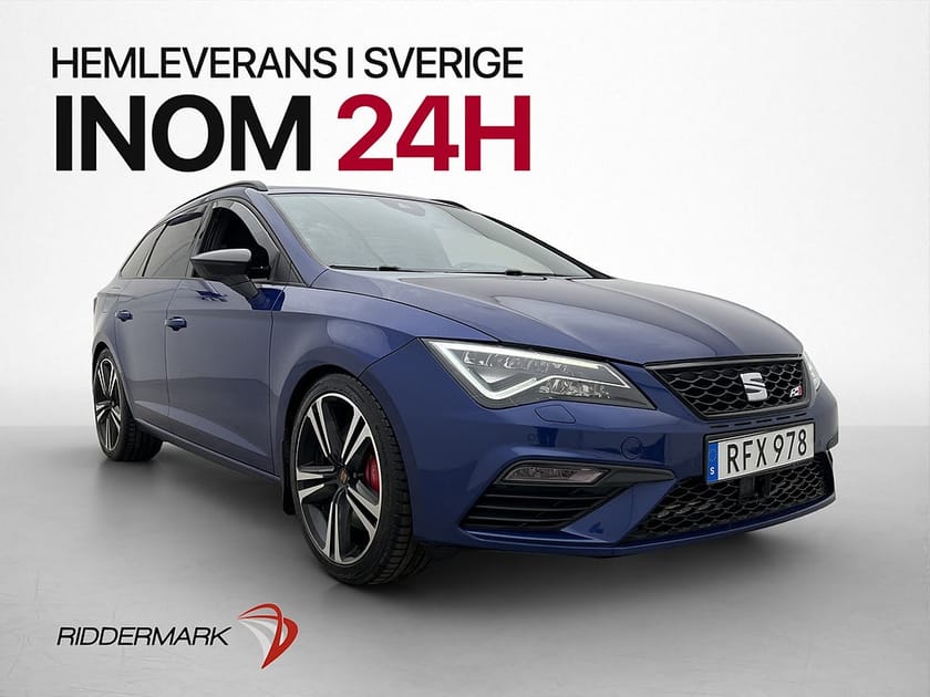 Bild 3 av SEAT León Cupra ST AWD 300hk Kamera Navi CarPlay Adapt-fart