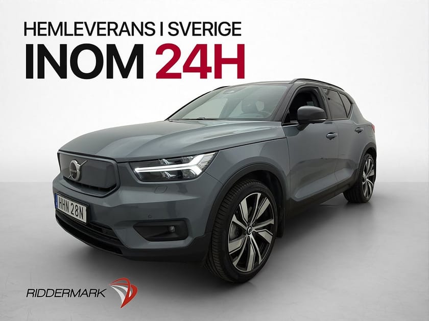 Bild 1 av Volvo XC40 Recharge P8 AWD 408hk Värmare Pano H/K Drag 360°