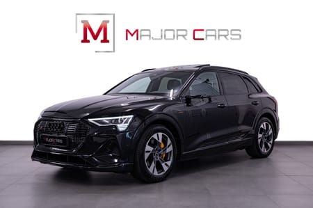 Audi e-tron 55 quattro Q S-Line Pano B&O 360° VirtuellaSpeglar Svart Optik