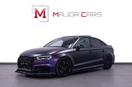 Audi RS 3 Sedan 2.5 TFSI Q Milltek Pano B&O Kolfiber 550hk