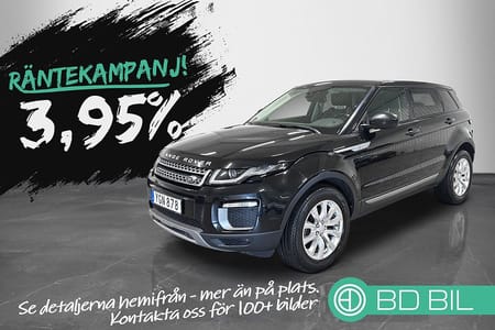 Land Rover Range Rover Evoque 2.0 TD4 AWD 180HK PANORAMA HELSKINN KAMPANJ 3,95 RÄNTA