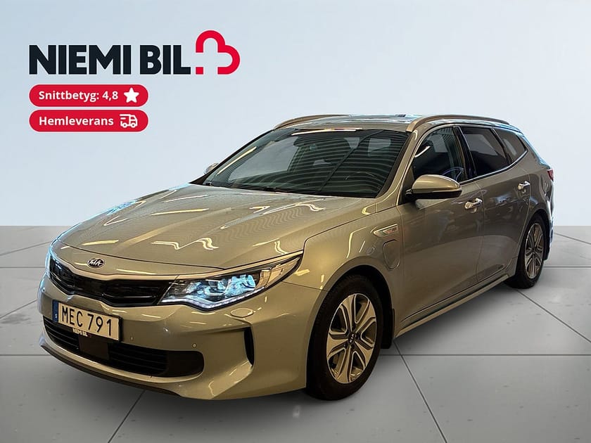 Bild 1 av Kia Optima Sport Wagon Plug-in Hybrid AdaptivFart/SoV/Navi/Kamera/Drag/Rattvärm