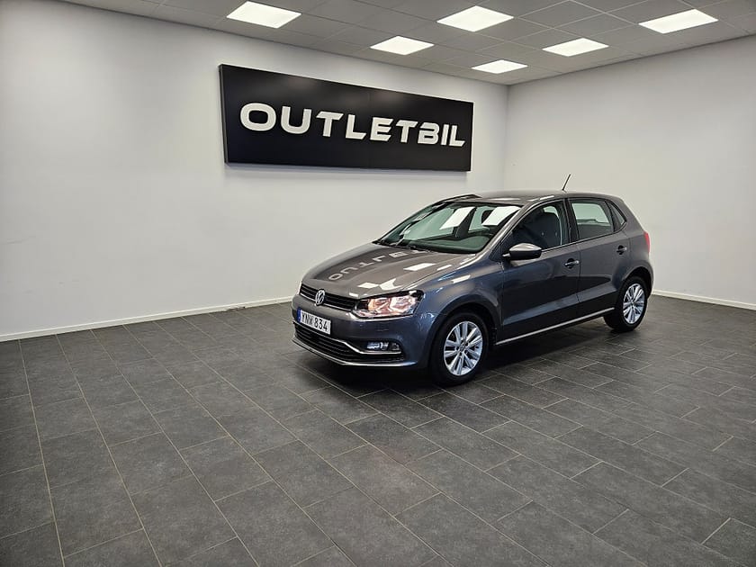 Bild 1 av Volkswagen Polo 5-dörrar 1.2 TSI 90hk Automat Parkeringsensor