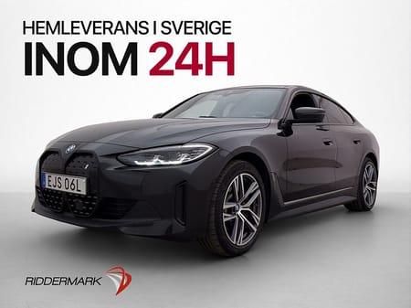 BMW i4 eDrive40 Gran Coupé Cockpit Kamera CarPlay Wide Sv.Såld Sensorer