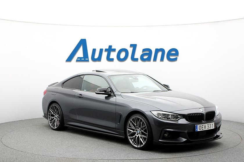 Bild 1 av BMW 435d xDrive Coupé M-Sport, H/K, Taklucka, 360°, HUD 313hk