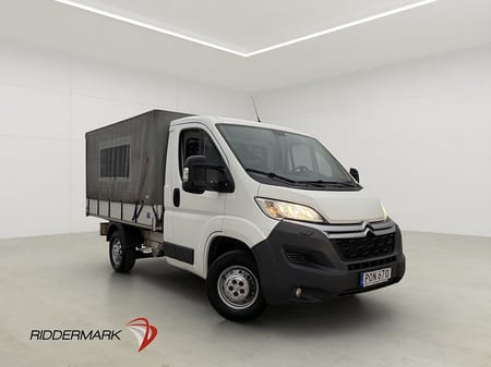 Citroën Jumper Chassi Enkelhytt 2.0HDi FLAKBIL Värmare 3-Sits Dragkrok Moms