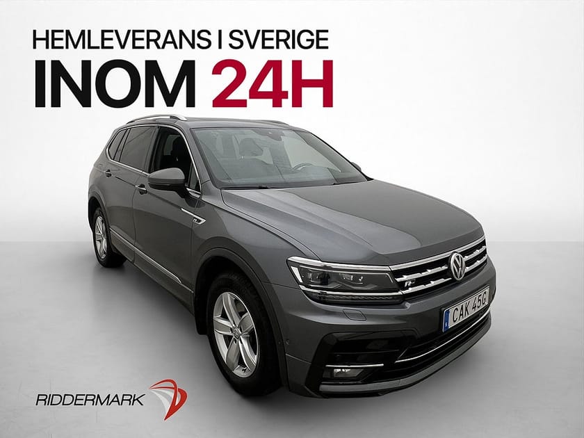 Bild 1 av Volkswagen Tiguan Allspace 5-sätes 4Motion R-Line Pano Cockpit Värm