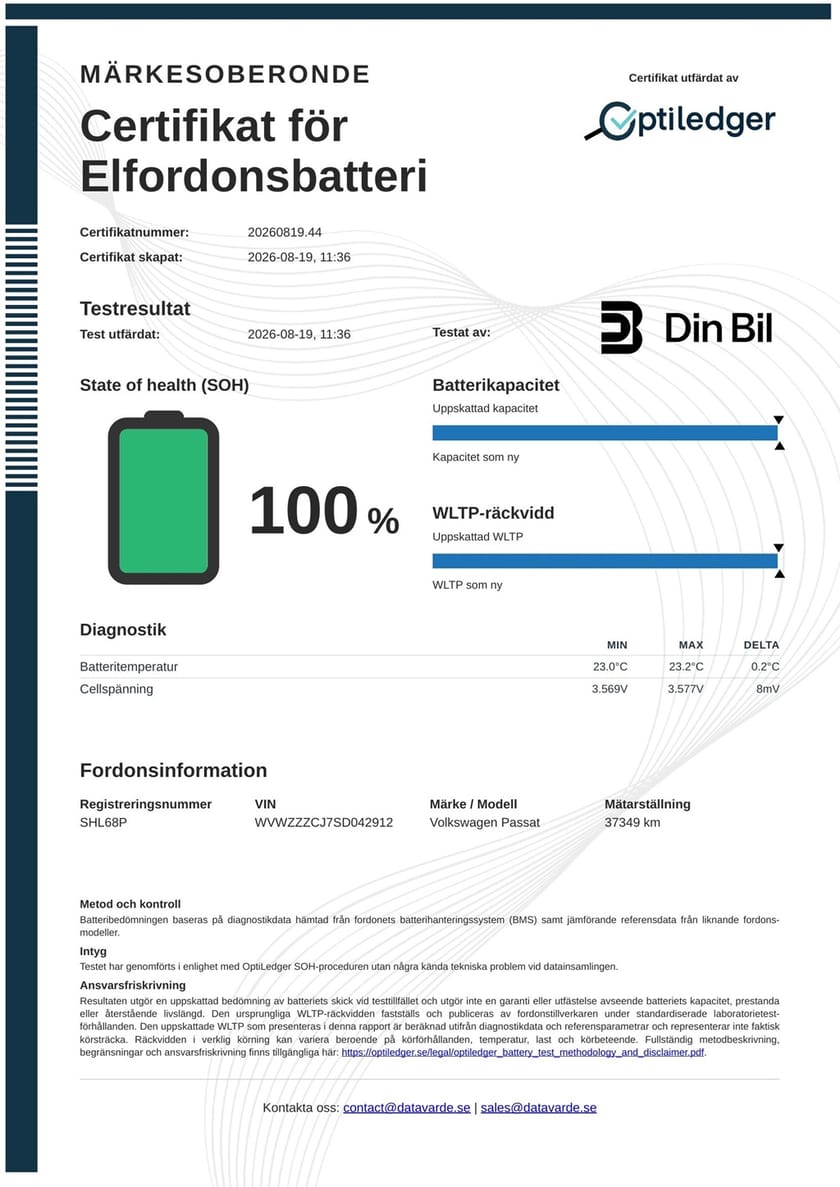 Bild 2 av Volkswagen Passat Variant eHybrid 272hk DSG Business-Drag me trailer assist