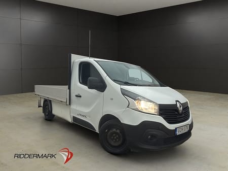 Renault Trafic Chassi Cab FLAKBIL Värm Bluetooth 3-Sit Farthållare Moms