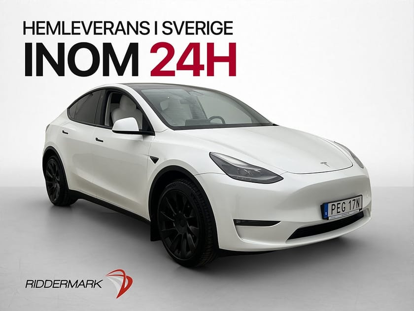 Bild 4 av Tesla Model Y Long Range AWD Ljus interiör Drag Autopilot