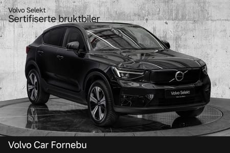 Volvo C40 Recharge Twin Plus AWD - Varmepumpe & Panoramaglasstak!