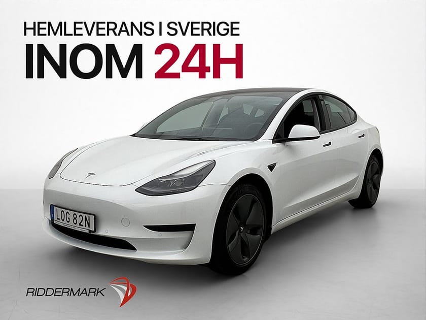 Bild 1 av Tesla Model 3 Standard Range Sv-Såld AP Pano Värmare 360°