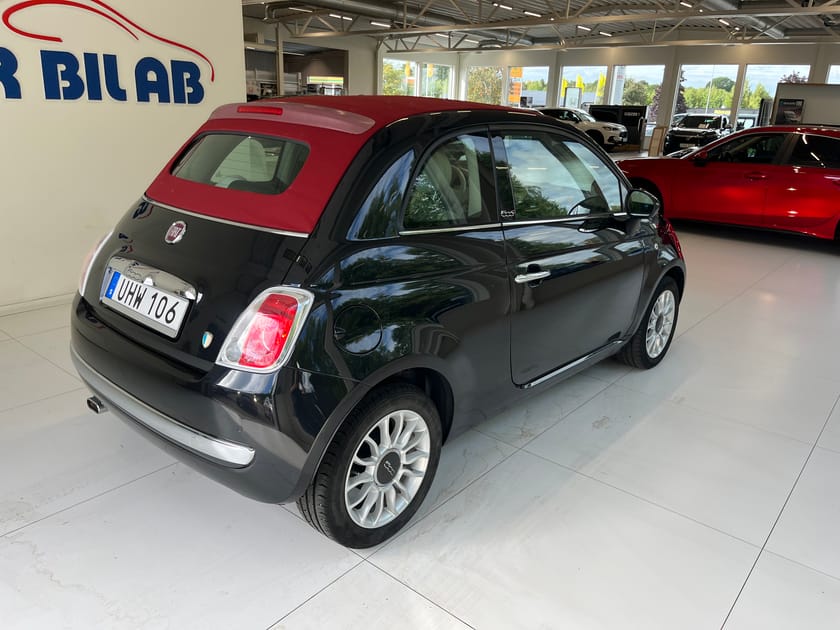 Bild 4 av Fiat 500C Fint skick, låga mil, kamrem bytt