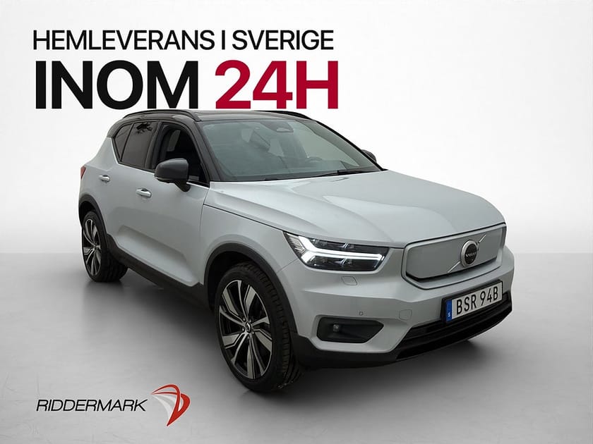 Bild 1 av Volvo XC40 Recharge P8 AWD 408hk Core Pano Värmare H/K Drag 360°