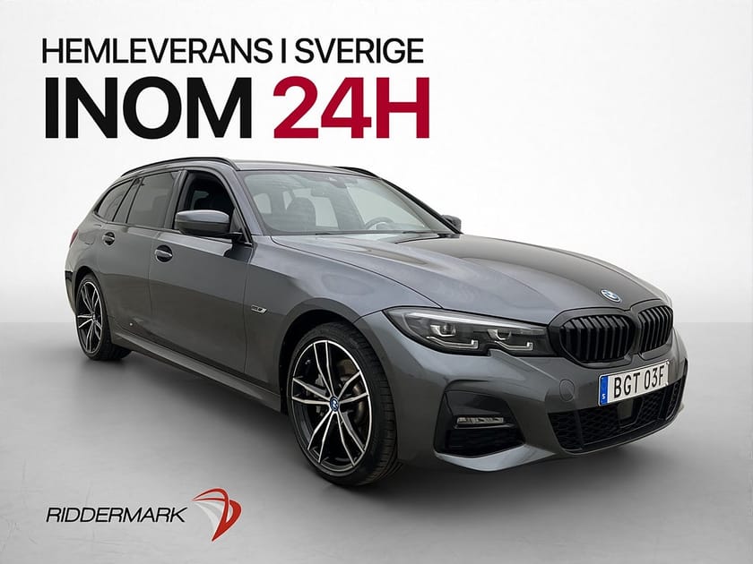 Bild 1 av BMW 330e xDrive Touring M Sport HiFi Dragkrok Kamera Elstol