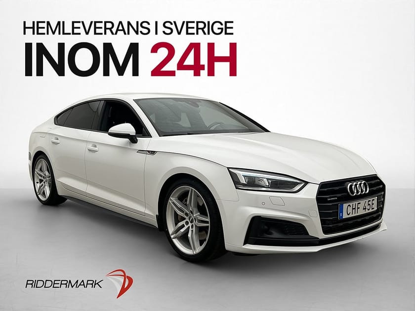 Bild 1 av Audi A5 Sportback 45 TFSI quattro S line Drag B&O Halvskinn