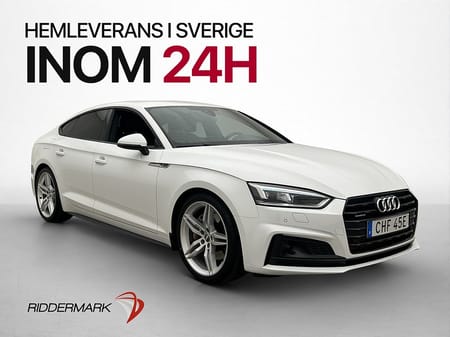 Audi A5 Sportback 45 TFSI quattro S line Drag B&O Halvskinn