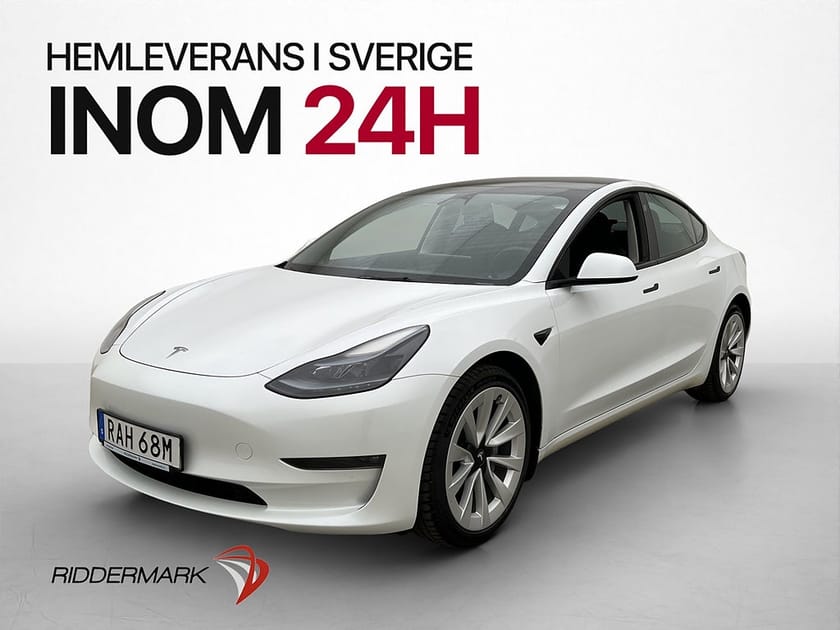 Bild 4 av Tesla Model 3 Long Range AWD 440hk Autopilot Kamera Skinn