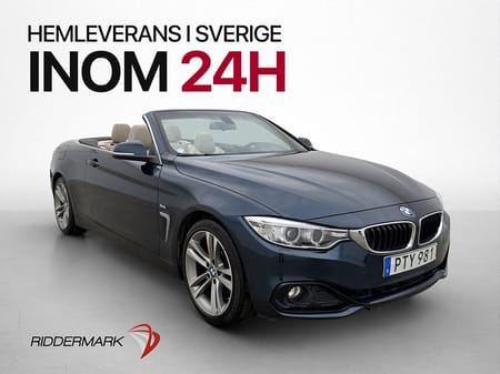 BMW 420i Convertible 420 Sport line Hardtop P-Sensorer Skinn