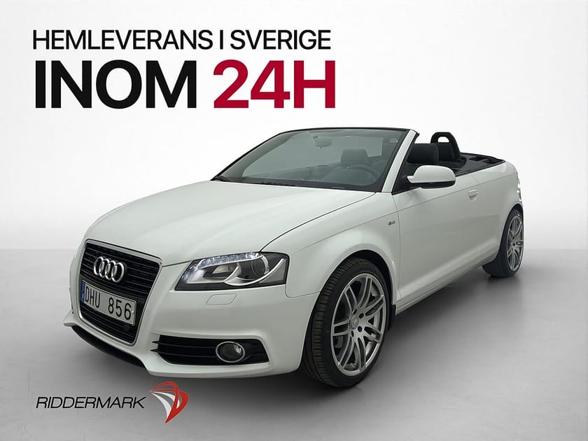 Bild 3 av Audi A3 Cabriolet 2.0 TDI S Line Värmare Halvskinn
