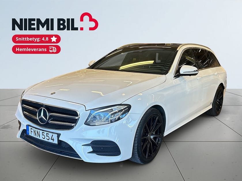 Bild 1 av Mercedes-Benz E 220 T d 4MATIC AMG Line Drag/360/Burmester/MoK/Pano/P-Värm/S&V