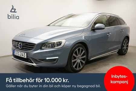 Volvo V60 D5 AWD Twin Engine Business Advanced, Förarstol elmanövrerad, Dragkrok, Taklucka
