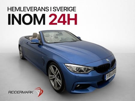 BMW 428i Convertible 428 245hk M Sport Navi Skinn Bluetooth