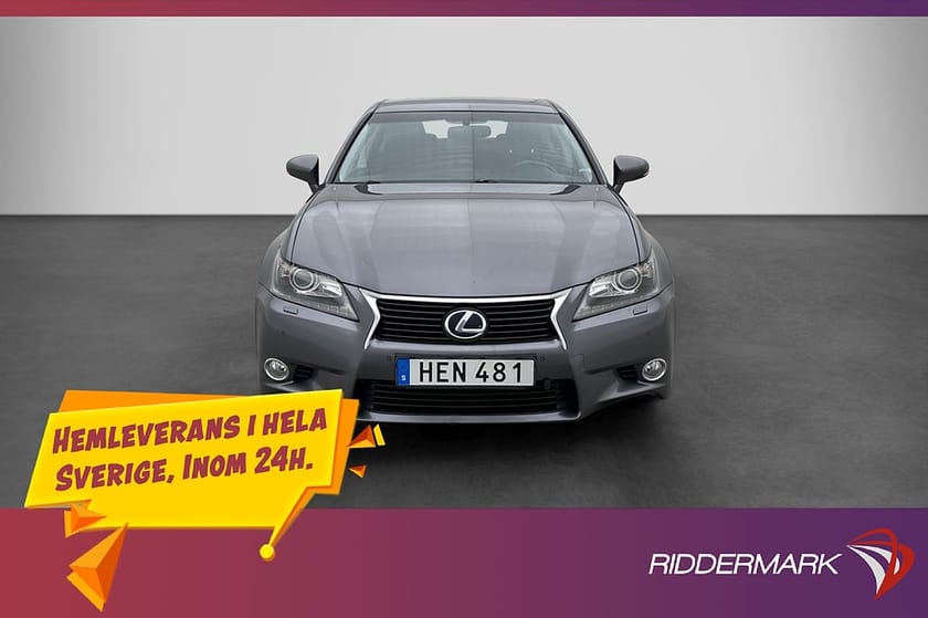 Bild 1 av Lexus GS 300h 2.5 CVT 223hk P-sensorer Kamera Värm Keyless