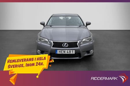 Lexus GS 300h 2.5 CVT 223hk P-sensorer Kamera Värm Keyless