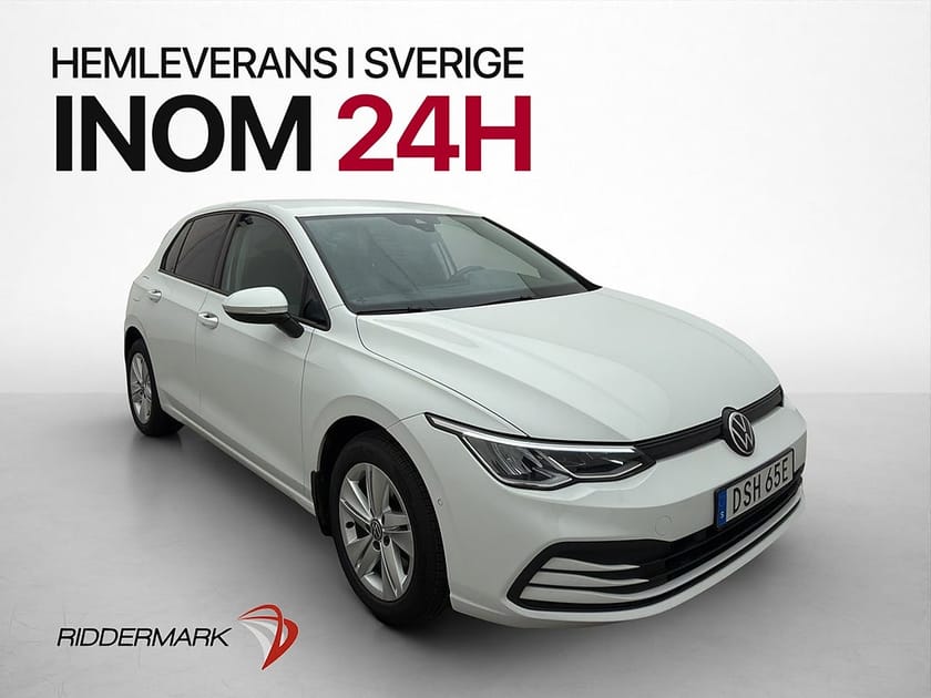 Bild 1 av Volkswagen Golf 1.0 eTSI 110hk CarPlay Sensorer Rattvärme