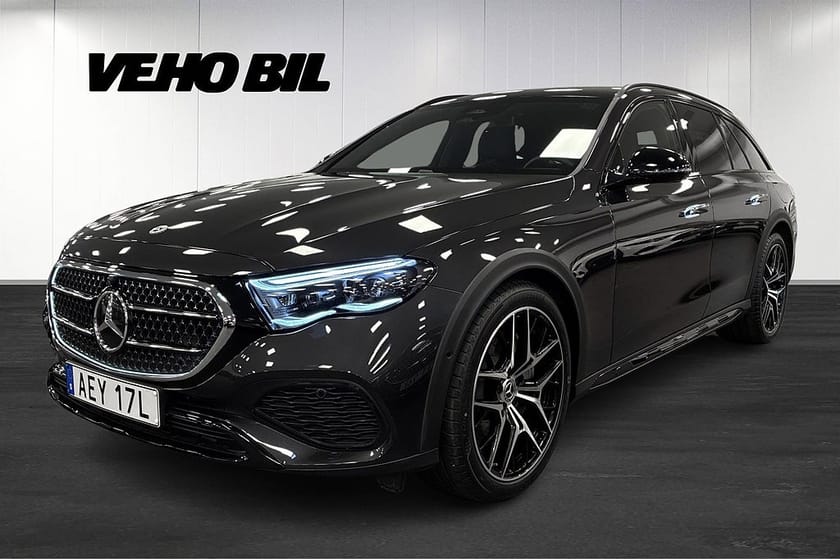 Bild 1 av Mercedes-Benz E 300 de 4MATIC All-Terrain Luftfjädring, Burmester Drag