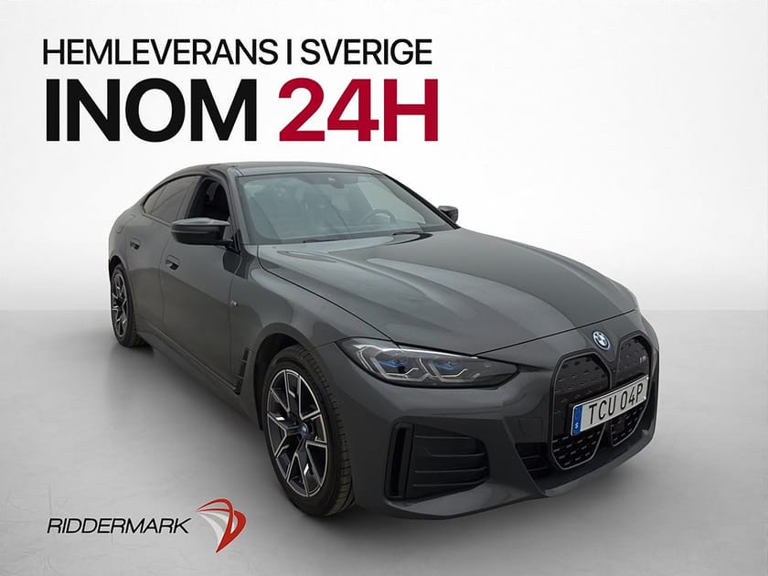 Bild 1 av BMW i4 M50 xDrive Gran Coupé 544hk Laser H/K Drag 360° MOMS