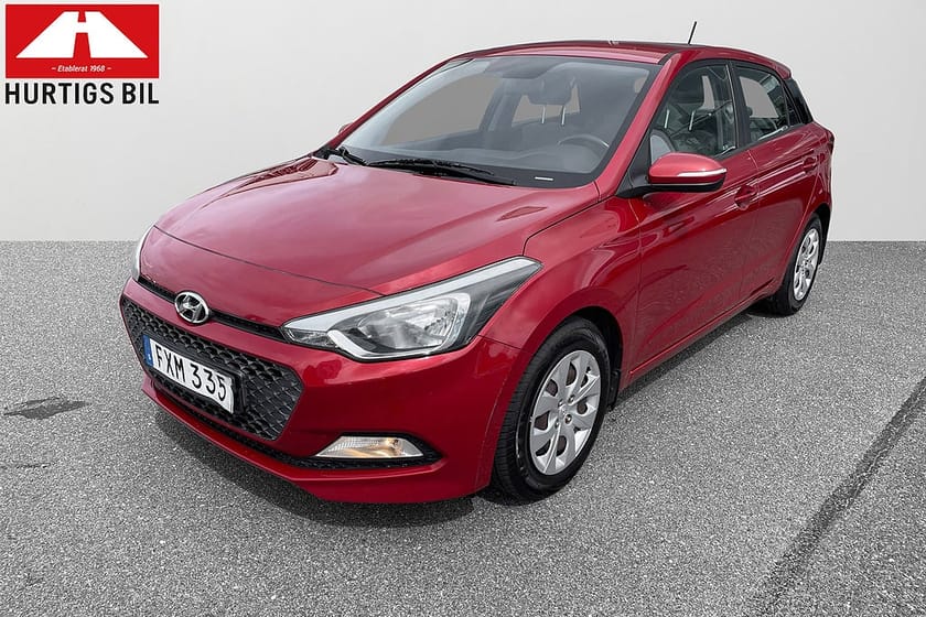 Bild 1 av Hyundai i20 1.2 Comfort/84HK/ Euro 6/1 Brukare/Nybes