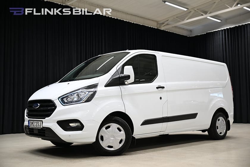 Bild 1 av Ford Transit Custom 300 130HK L2|Automat|Inredd|Drag|Värmare|Backkamera