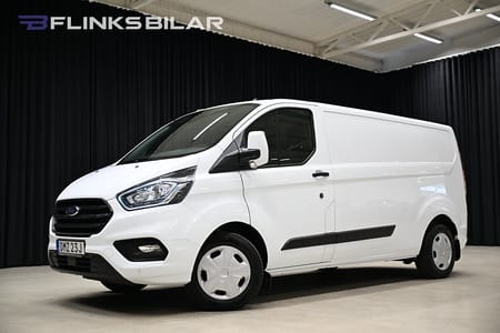 Ford Transit Custom 300 130HK L2|Automat|Inredd|Drag|Värmare|Backkamera