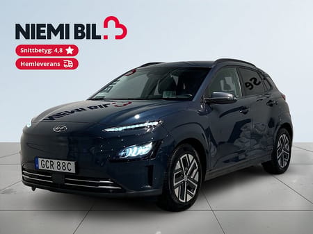 Hyundai Kona Electric 64 kWh Advanced Drag Kamera Krell HuD GPS Skinn SoV