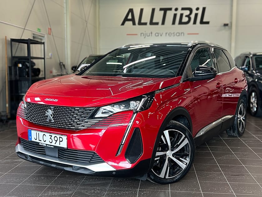 Bild 1 av Peugeot 3008 HYBRID4 300 GT ULT BUSINESS AUT Drag/Kamera/Navi/Pano/Skinn