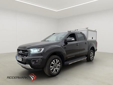 Ford Ranger Dubbelhytt Wildtrak 4x4 213hk PÅBYGGNAD Värm Drag B-Kamera