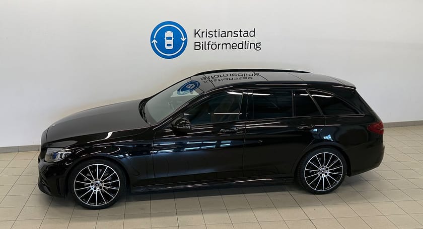 Bild 4 av Mercedes-Benz C 220 T d Aut AMG Night, Panorama, Premiumpkt. SE Läder