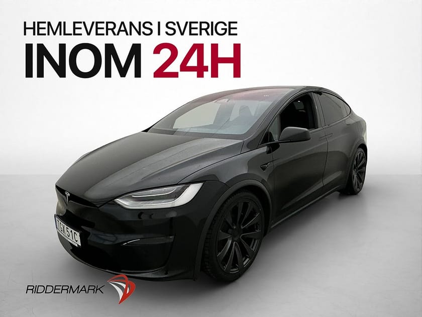 Bild 1 av Tesla Model X 7 Sits Luftfjäd Autopilot Drag Värmepump MOMS