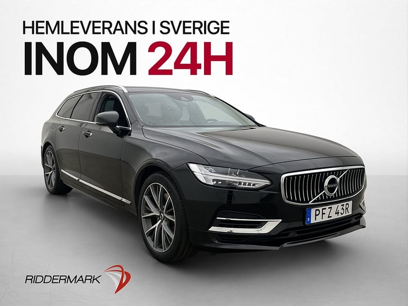 Bild 1 av Volvo V90 T8 390hk AWD Inscription Värmare Skinn Drag