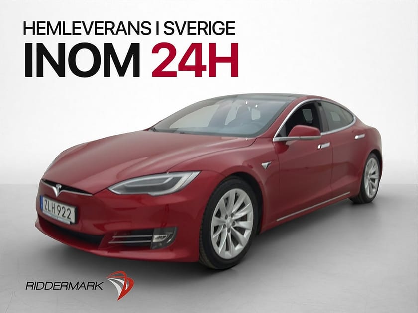 Bild 4 av Tesla Model S 75D AWD 333hk Pano Kamera Navi Skinn AP