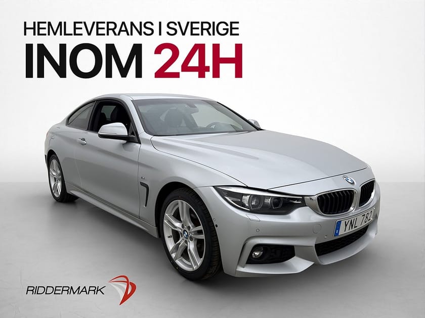Bild 1 av BMW 420d xDrive Coupé xD M Sport Drag Hifi Kamera Navi Skinn Fart