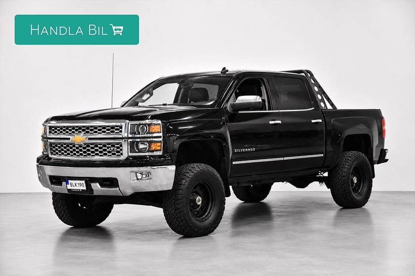Bild 1 av Chevrolet Silverado 1500 Crew Cab 5.3 V8 4WD Hydra-Matic B-värm Taklucka Drag