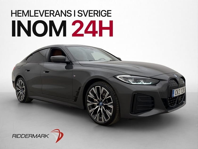 Bild 1 av BMW i4 eDrive40 Gran Coupé 83.9 kWh 340hk M Sport H/K Kamera