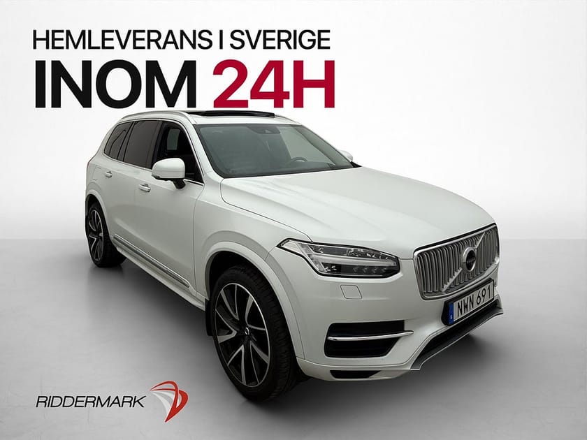 Bild 1 av Volvo XC90 T8 AWD Inscription 7-Sits Pano HUD 360° Värm Drag